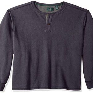 G.H. Bass & Co. Men's Carbon Jersey Henley Shirt